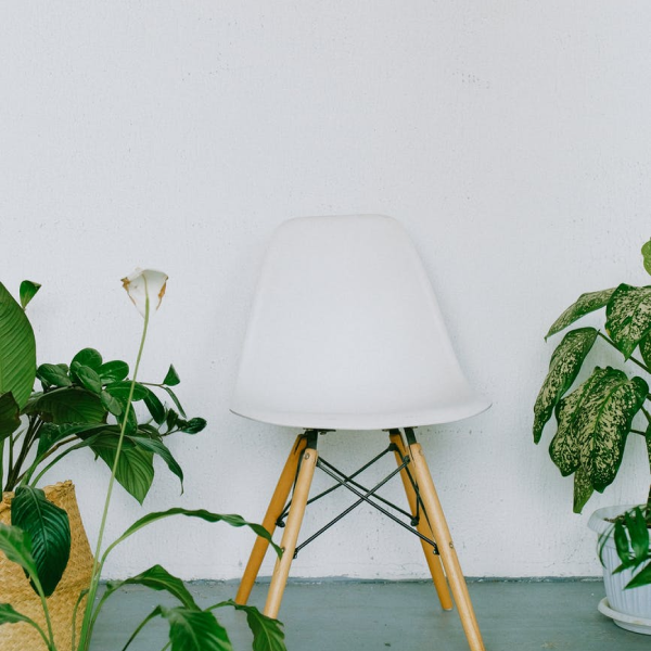 White Aesthetic Chair